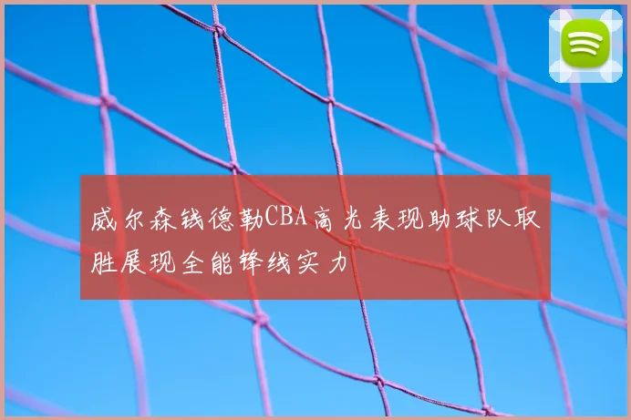威尔森钱德勒CBA高光表现助球队取胜展现全能锋线实力