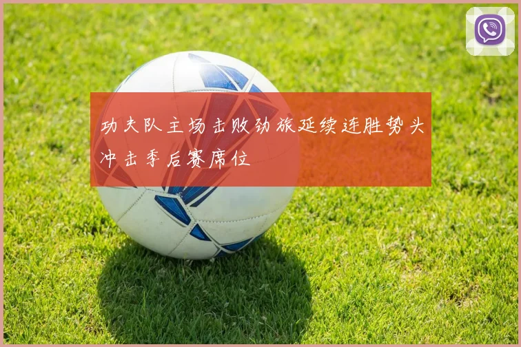 功夫队主场击败劲旅延续连胜势头冲击季后赛席位